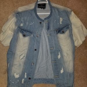 Mens Akoo denim shirt